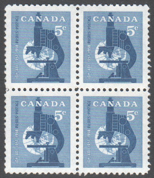 Canada Scott 376 MNH Block - Click Image to Close